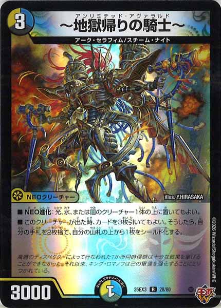 DM25-EX3]～地獄帰りの騎士～（ホイル加工）【R】28/80 – フルコンプ