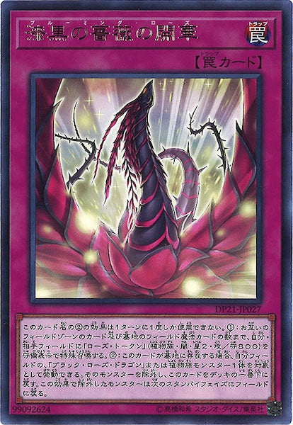 [DP21]漆黒の薔薇の開華(レア)DP21-JP027