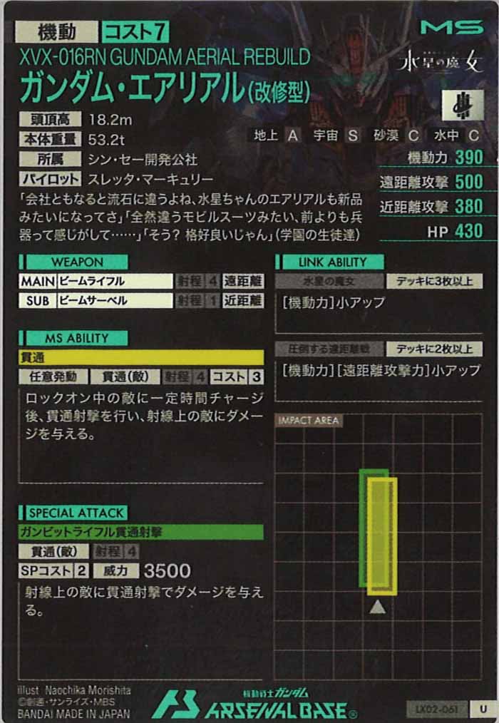[LX02]ガンダム・エアリアル(改修型)【U】LX02-061