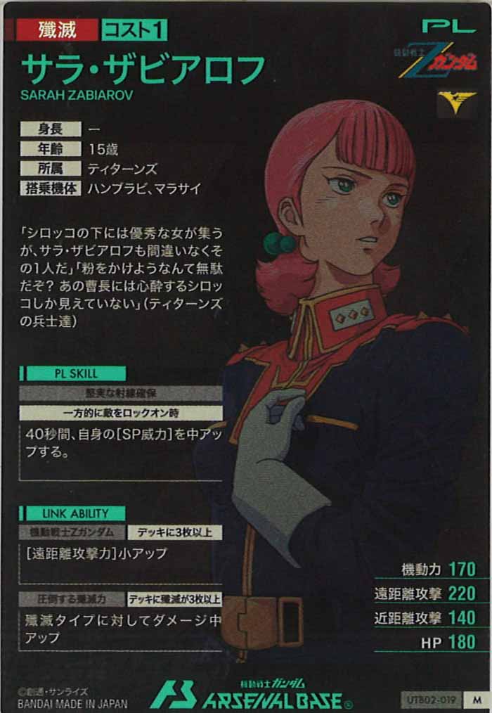 [UTB02]サラ・ザビアロフ【M】UTB02-019