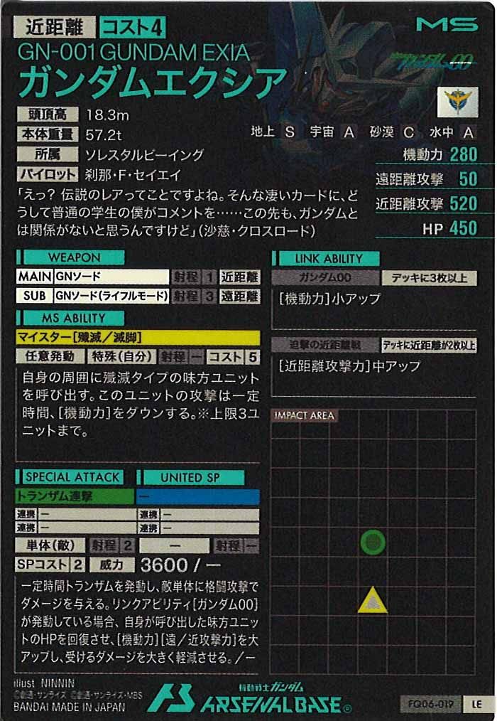 [FQ06]ガンダムエクシア【LE】FQ06-019