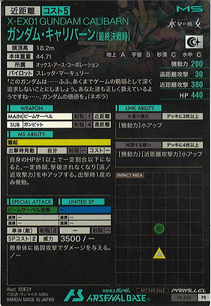 [PR]ガンダム・キャリバーン(最終決戦時)(PARALLEL)【PR】PR-360