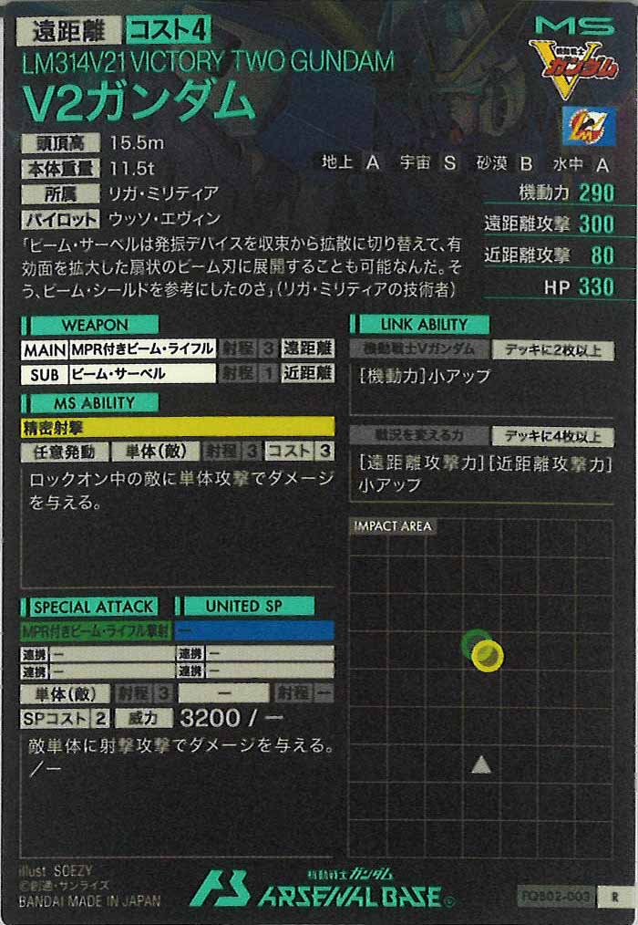 [FQB02]V2ガンダム【R】FQB02-003