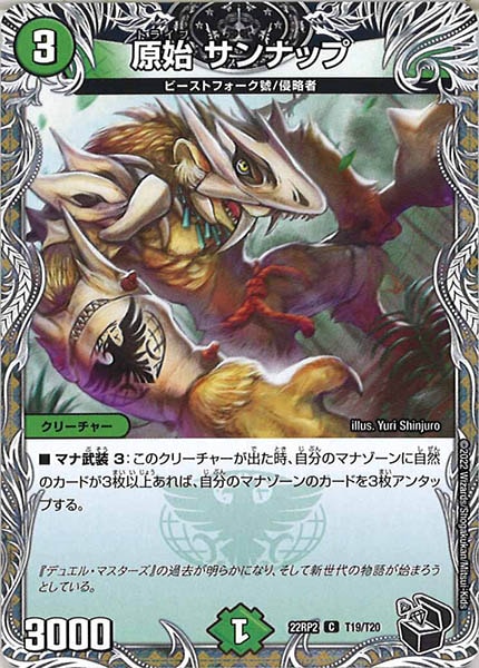 [DM22-RP2]原始 サンナップ（黒トレジャー）【C】T19/T20