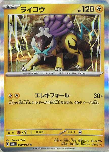 [M1S]ライコウ【R】030/063