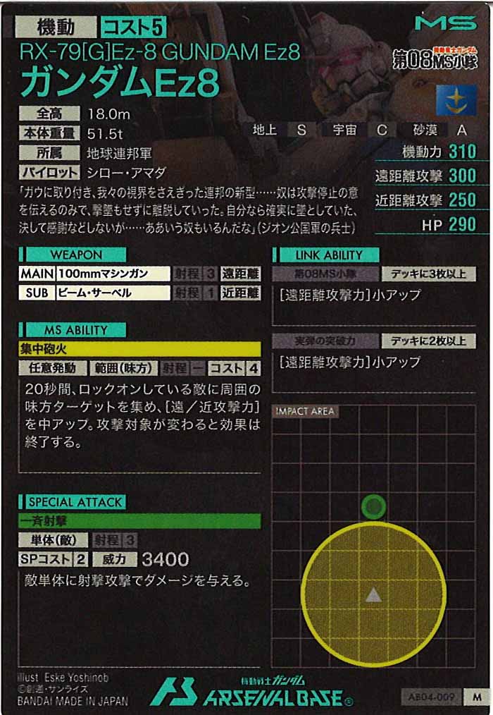 [AB04]ガンダムEz8【M】AB04-009
