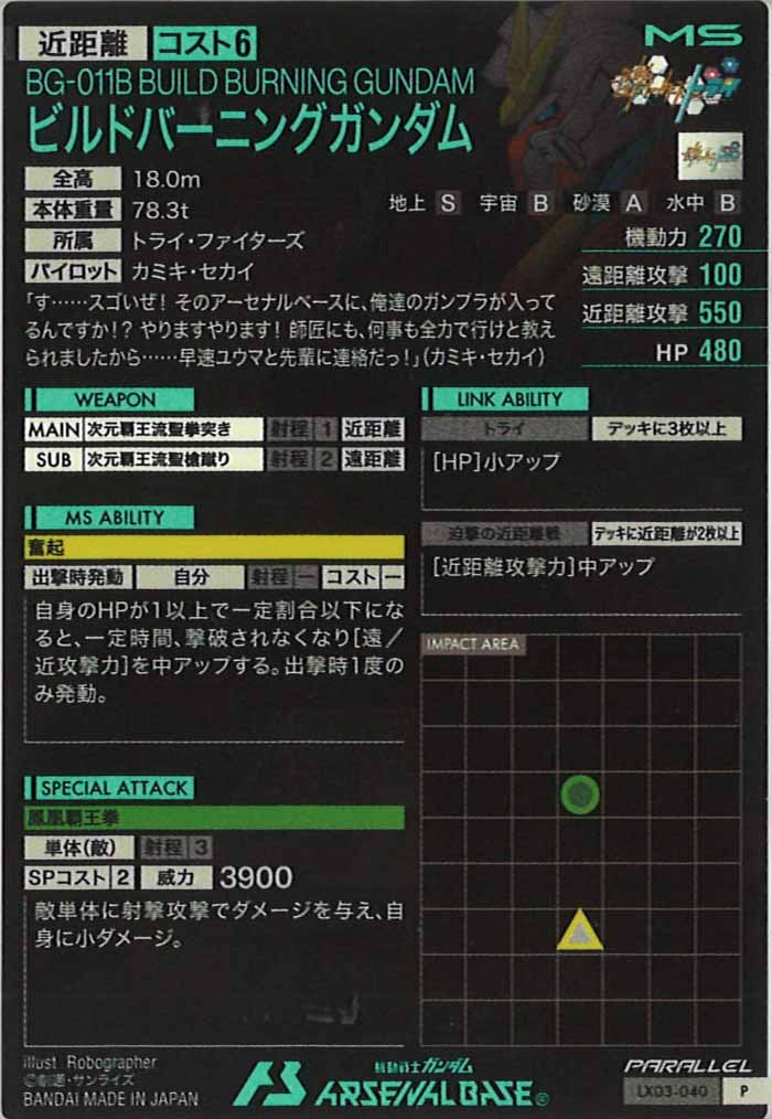 [LX03]ビルドバーニングガンダム(PARALLEL)【P】LX03-040