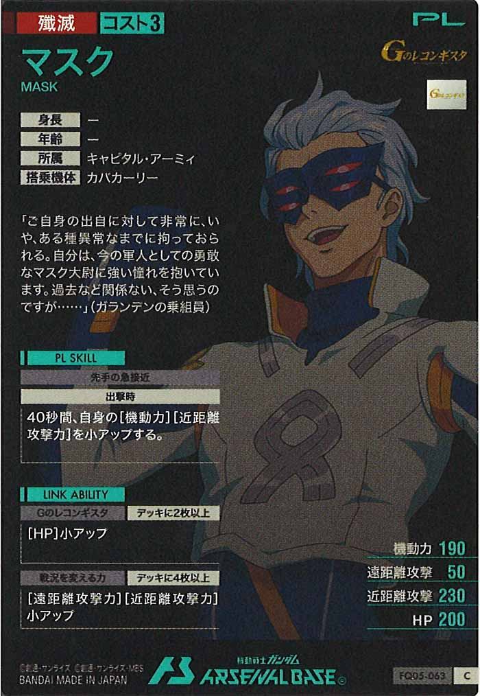 [FQ05]マスク【C】FQ05-063
