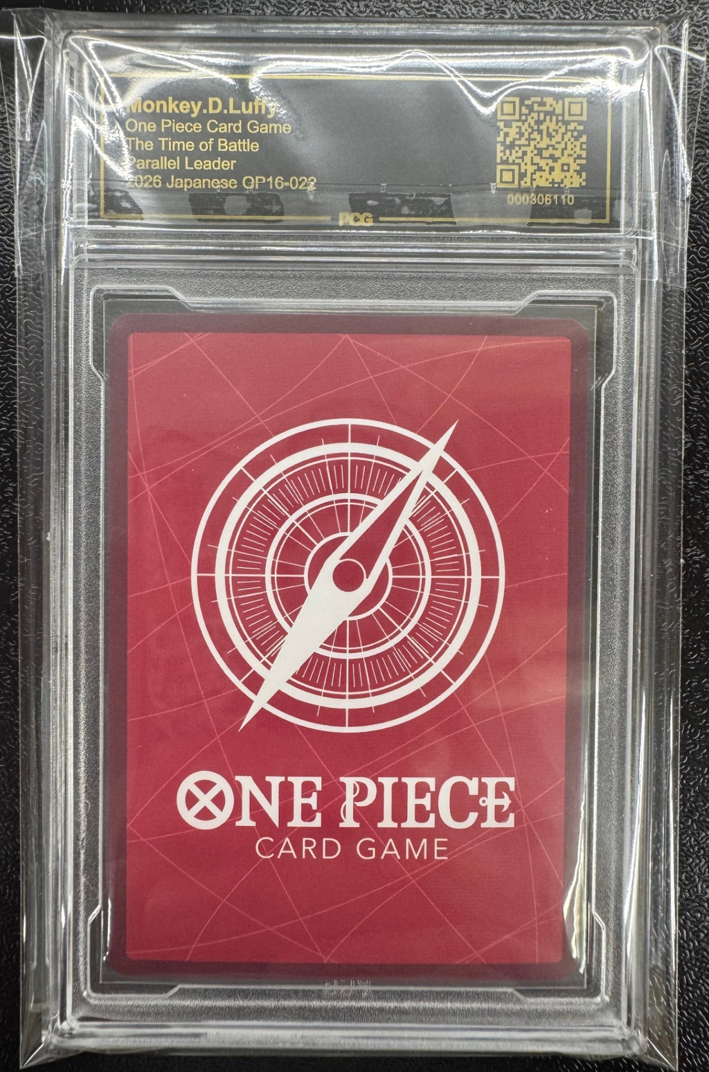 【鑑定品PCG10】[OP_OP-16]モンキー・Ｄ・ルフィ(パラレル)【L】OP16-022 ITEURAXJ0NGU