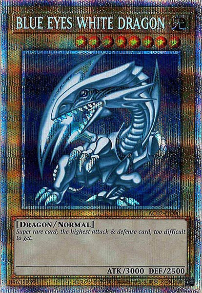 [AC02]BLUE EYES WHITE DRAGON(プリズマティックシークレットレア)AC02-JP000