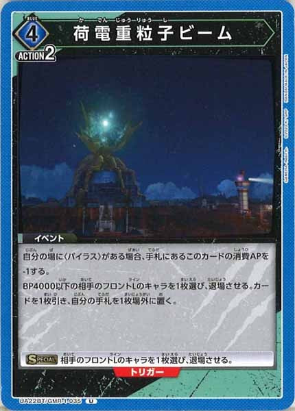 [UA22-BT]荷電重粒子ビーム【U】UA22BT/GMR-1-035