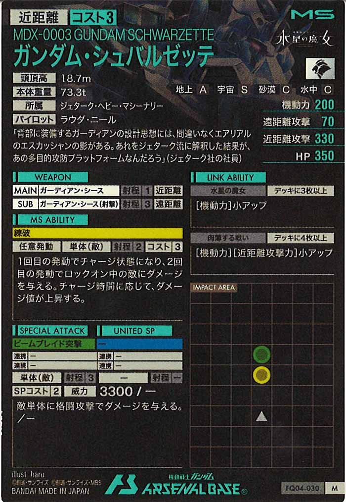 [FQ04]ガンダム・シュバルゼッテ【M】FQ04-030