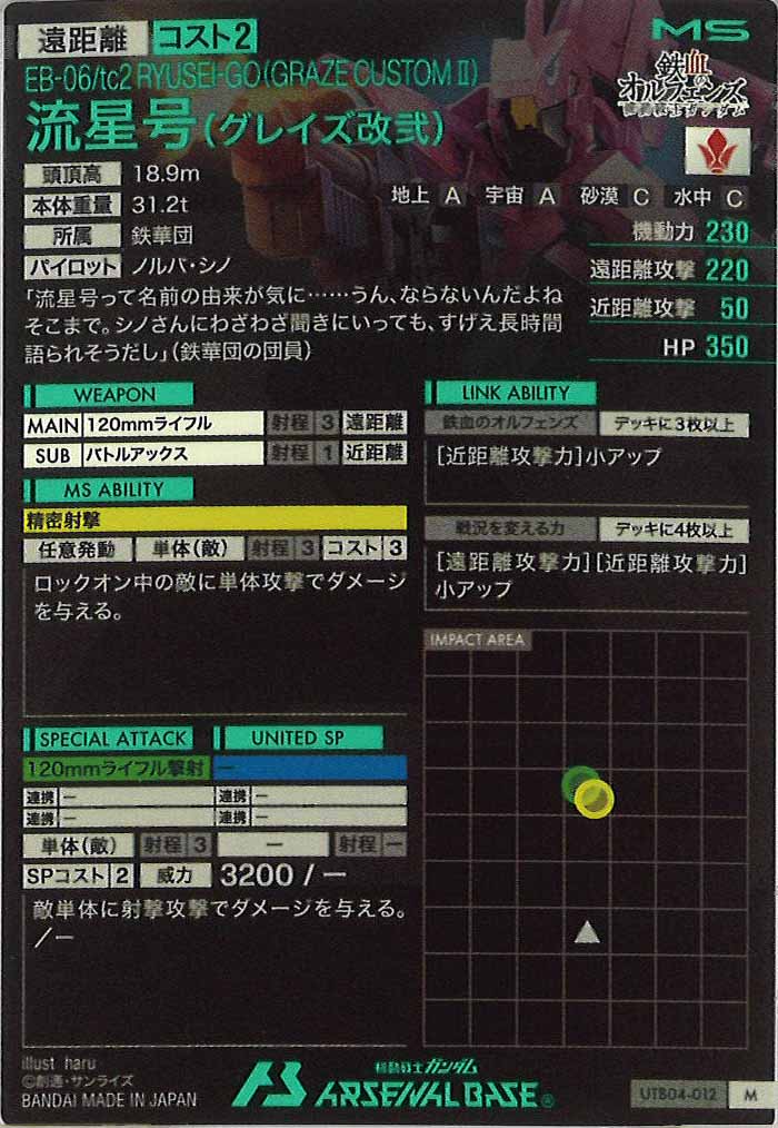 [UTB04]流星号(グレイズ改弍)【M】UTB04-012