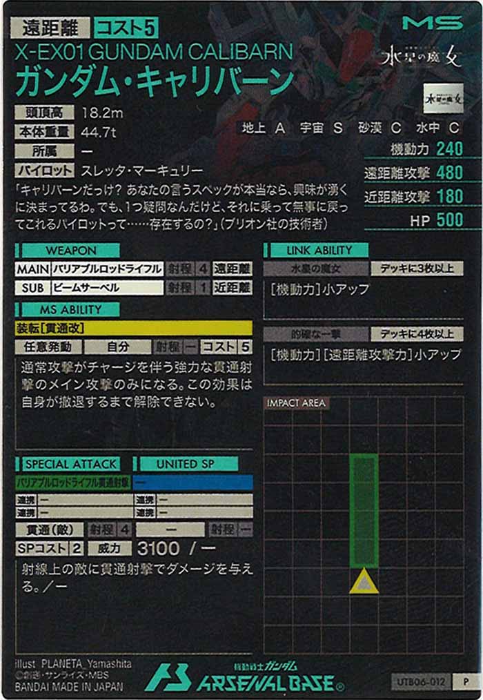 [UTB06]ガンダム・キャリバーン【P】UTB06-012