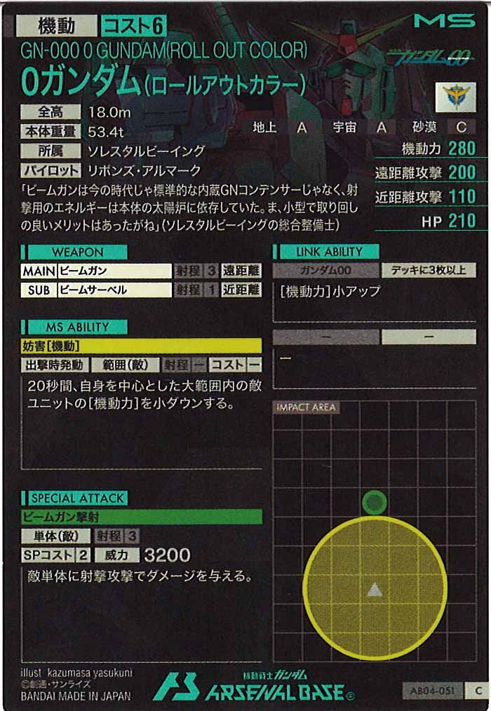 [AB04]Oガンダム(ロールアウトカラー)【C】AB04-051