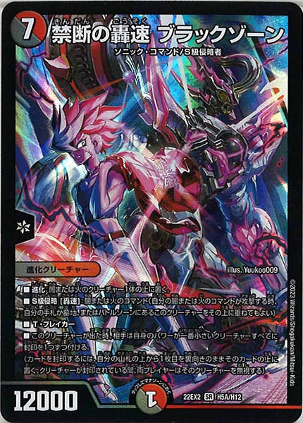 [DM22-EX2]禁断の轟速 ブラックゾーン【HeroR】H5A/H12