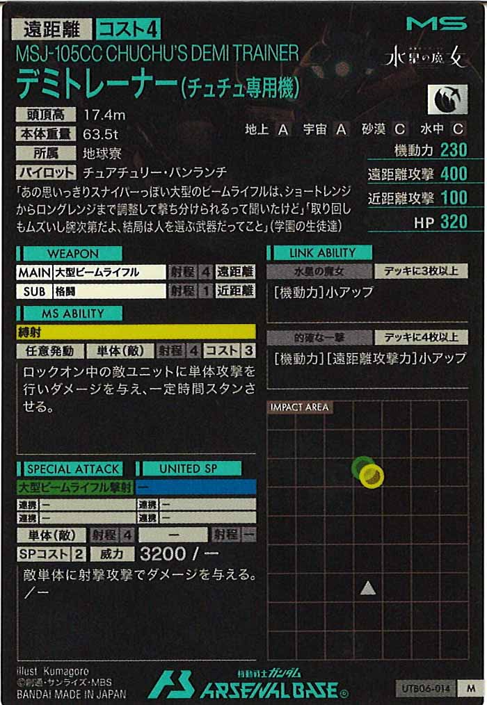 [UTB06]デミトレーナー(チュチュ専用機)【M】UTB06-014