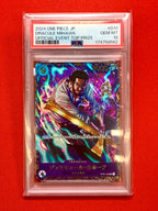 【鑑定品PSA10】[OP_PROMO]ジュラキュール・ミホーク（パラレル）【SR】OP01-070(illust.Studio Vigor Co.Ltd)