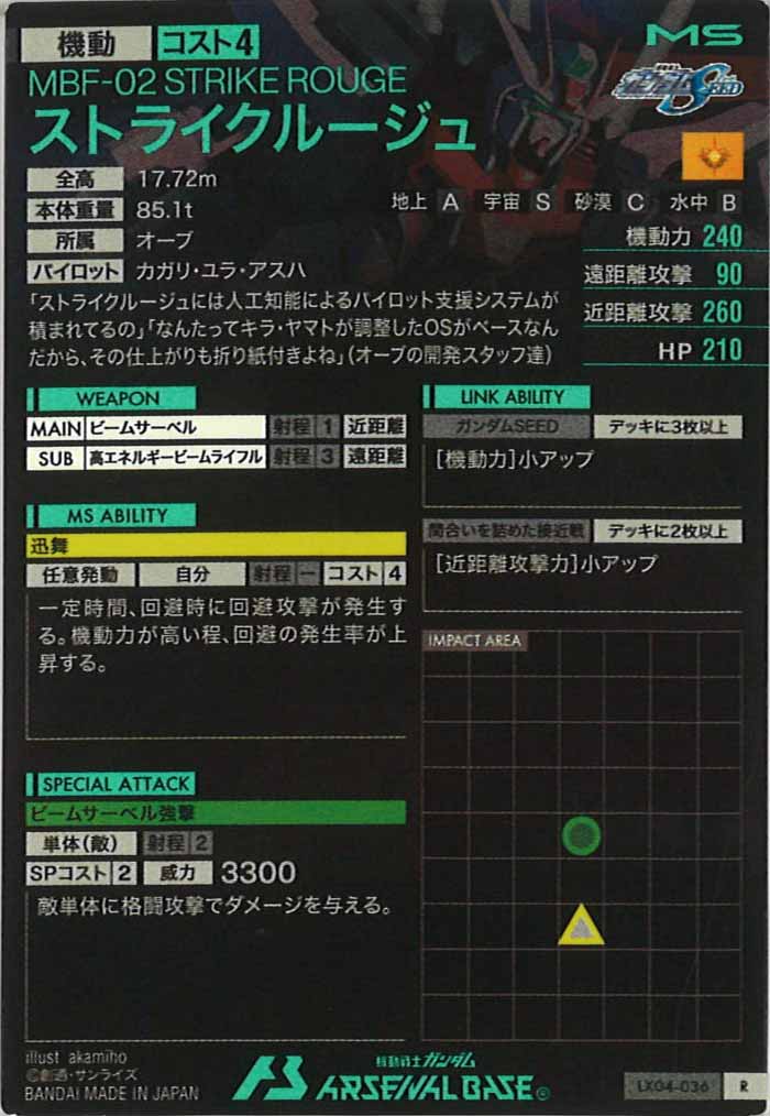 [LX04]ストライクルージュ【R】LX04-036