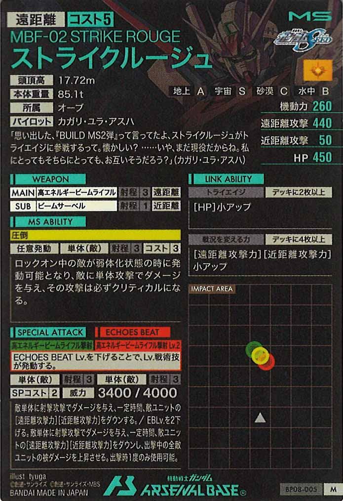 [BP08]ストライクルージュ【M】BP08-005