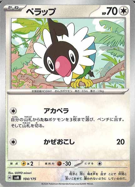 [SVM]ペラップ【No mark】104/175