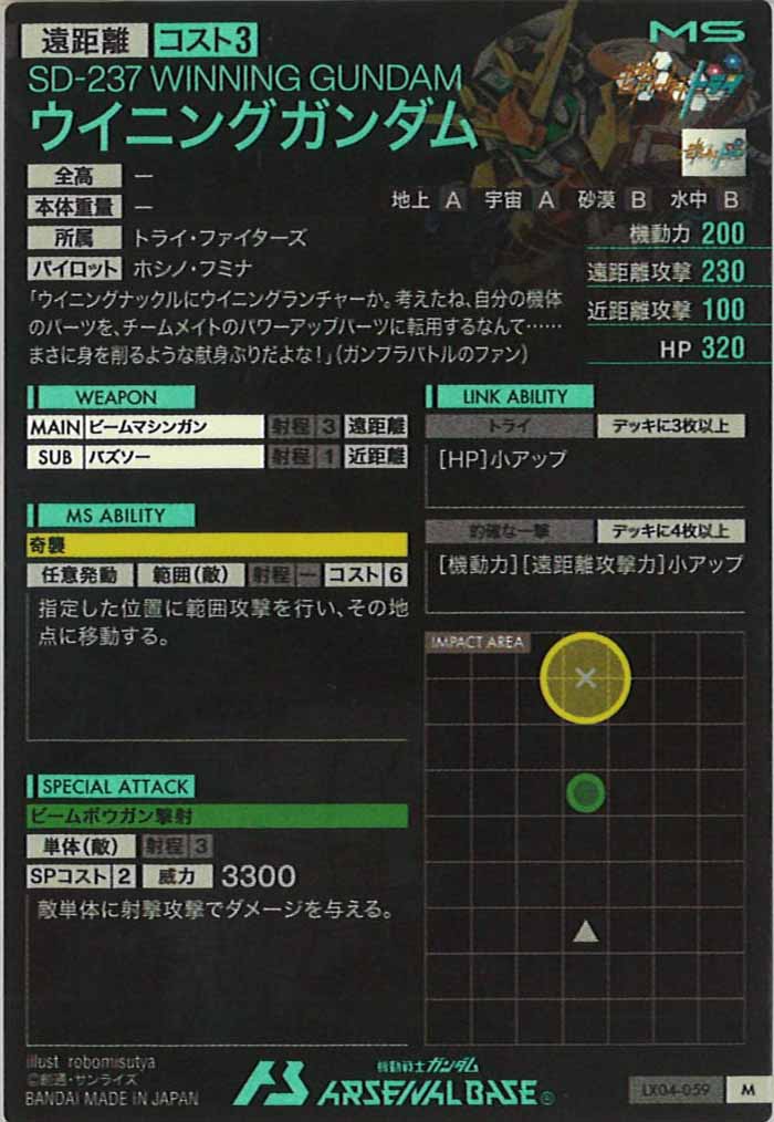 [LX04]ウイニングガンダム【M】LX04-059