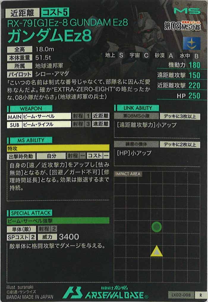 [LX02]ガンダムEz8【R】LX02-008