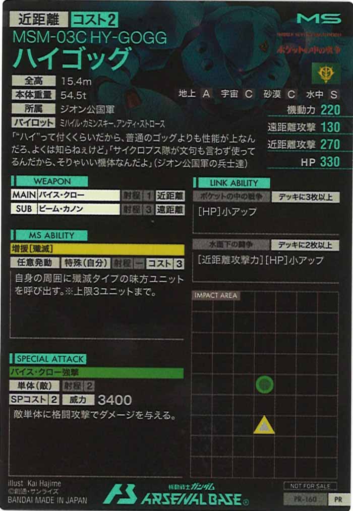 [PR]ハイゴッグ【PR】PR-160