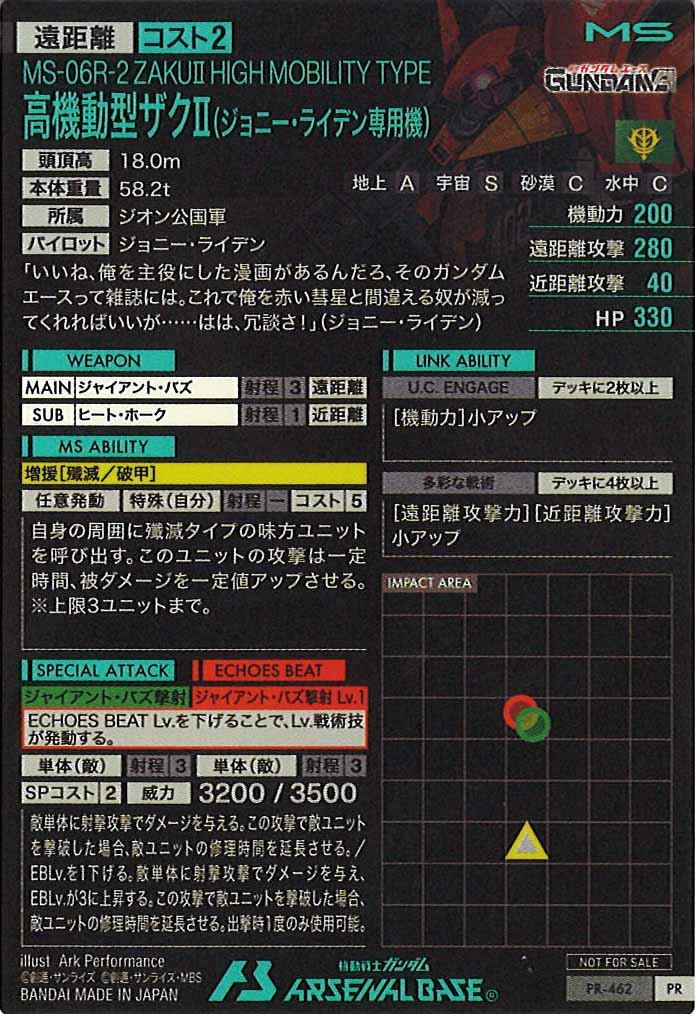 [PR]高機動型ザクII(ジョニー・ライデン専用機)【PR】PR-462