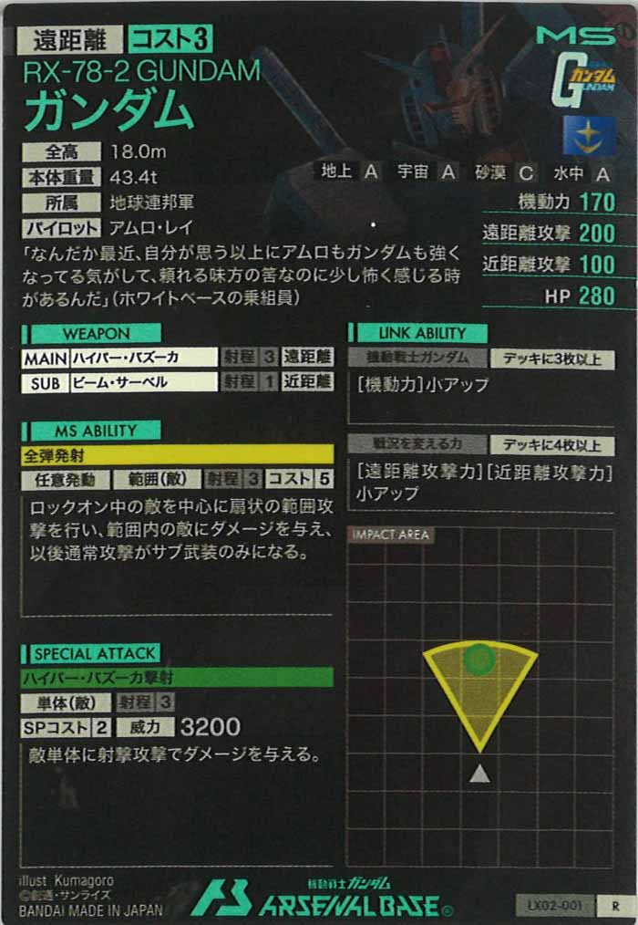 [LX02]ガンダム【R】LX02-001