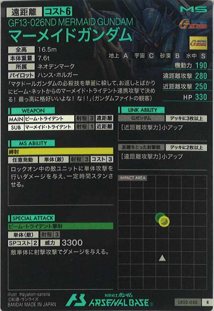 [LX02]マーメイドガンダム【R】LX02-026