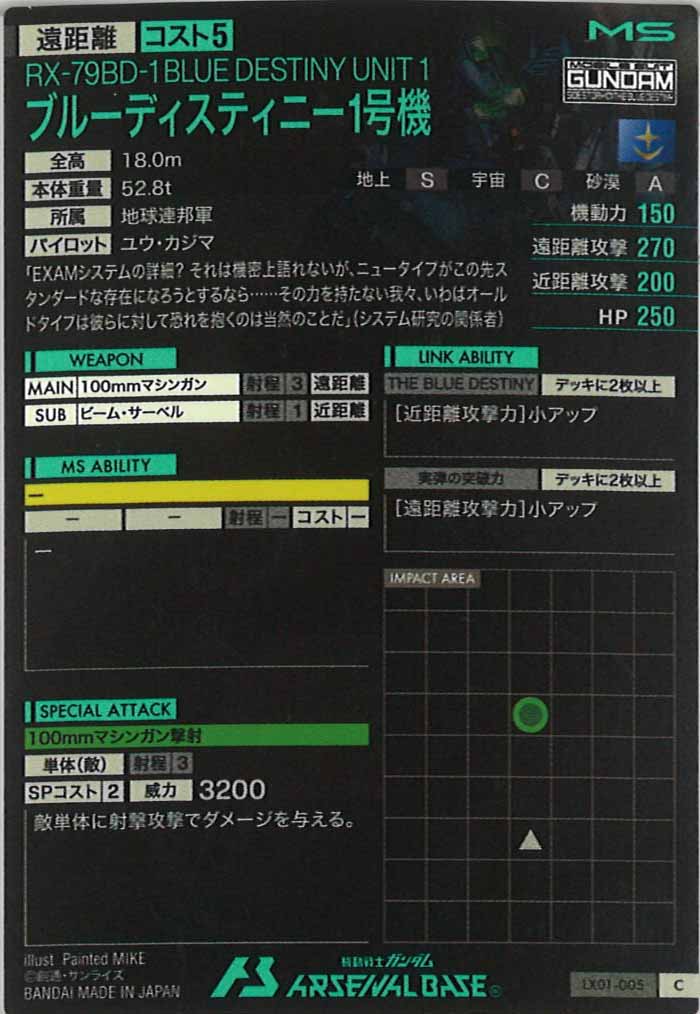 [LX01]ブルーディスティニー1号機【C】LX01-005