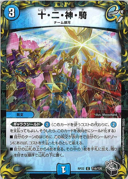 [DMRP-22]十・二・神・騎（黒トレジャー）【C】T19/T20