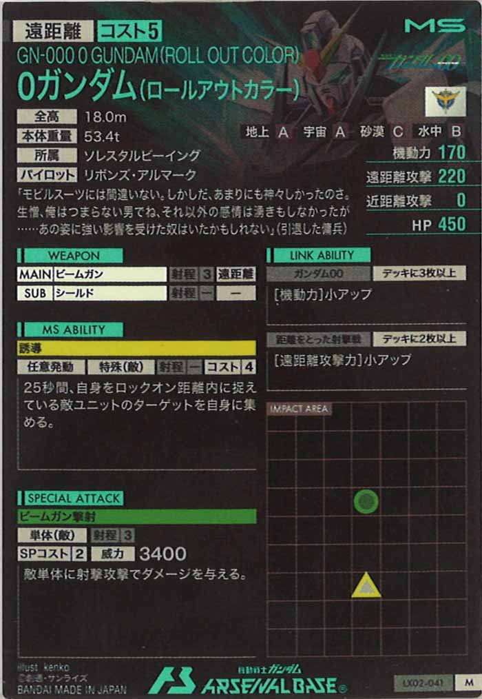 [LX02]Oガンダム(ロールアウトカラー)【M】LX02-041