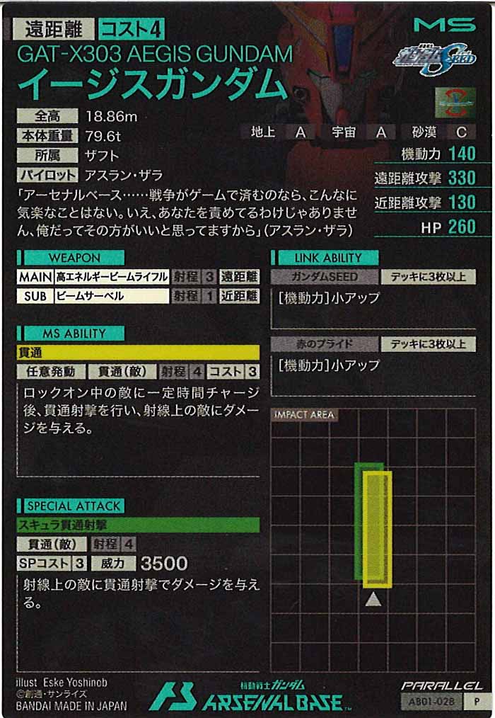 [AB01]イージスガンダム(PARALLEL)【P】AB01-028