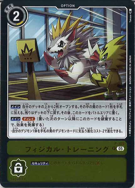 [ST-22]フィジカル・トレーニング(ホイル加工)【P】P-105