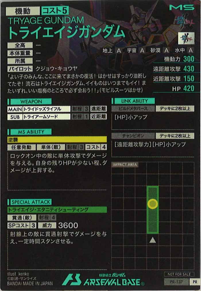 [PR]トライエイジガンダム【PR】PR-137