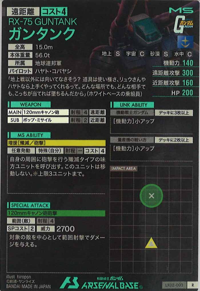 [LX02]ガンタンク【R】LX02-003