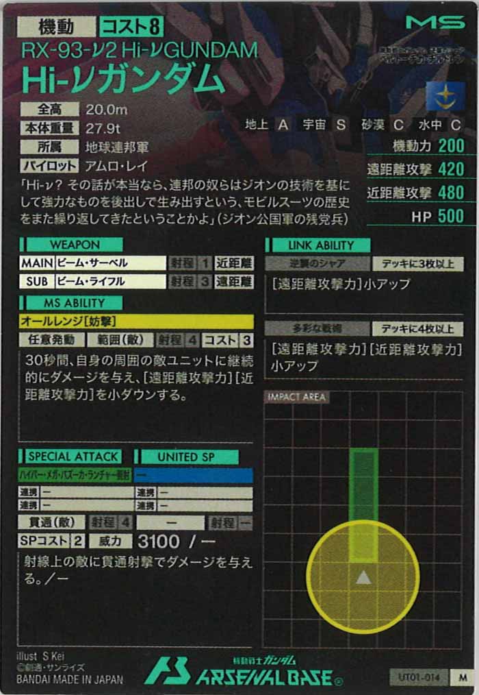[UT01]Hi-νガンダム【M】UT01-014