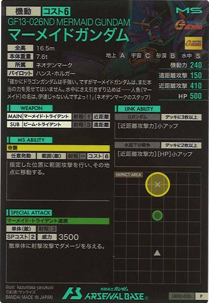 [LX02]マーメイドガンダム【P】LX02-025