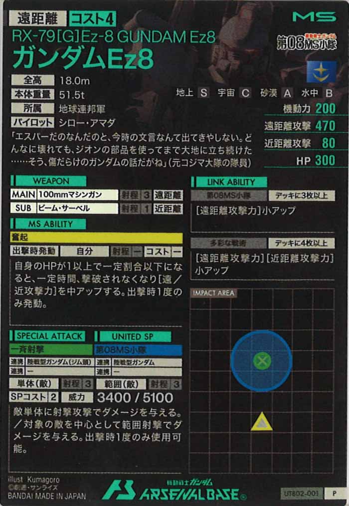 [UTB02]ガンダムEz8【P】UTB02-001