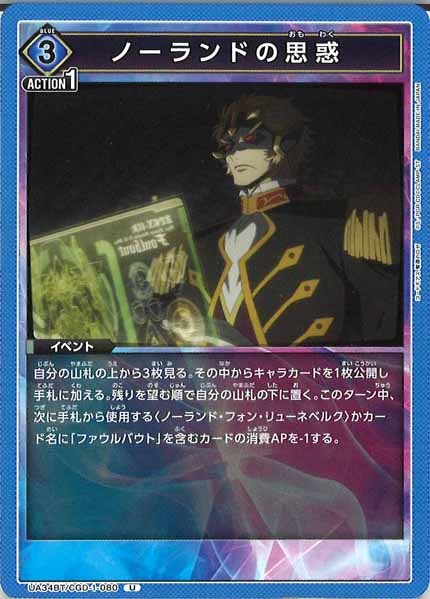 [UA34-BT]ノーランドの思惑【U】UA34BT/CGD-1-080