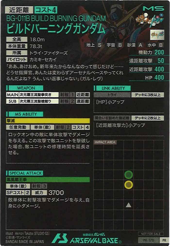 [PR]ビルドバーニングガンダム【PR】PR-170