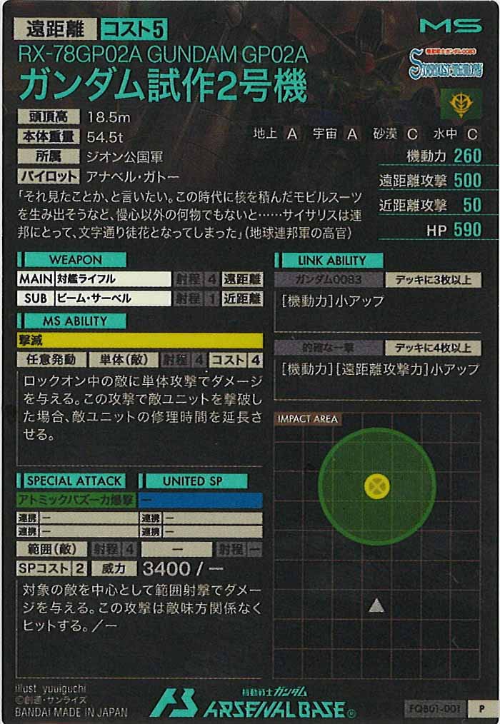 [FQB01]ガンダム試作2号機【P】FQB01-001