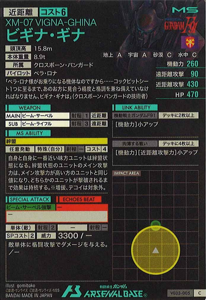 [VE03]ビギナ・ギナ(HAROGRAM)【C】VE03-005