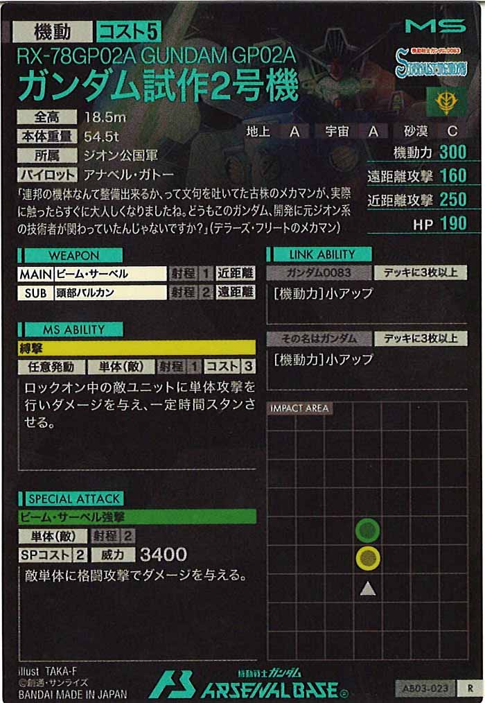 [AB03]ガンダム試作2号機【R】AB03-023