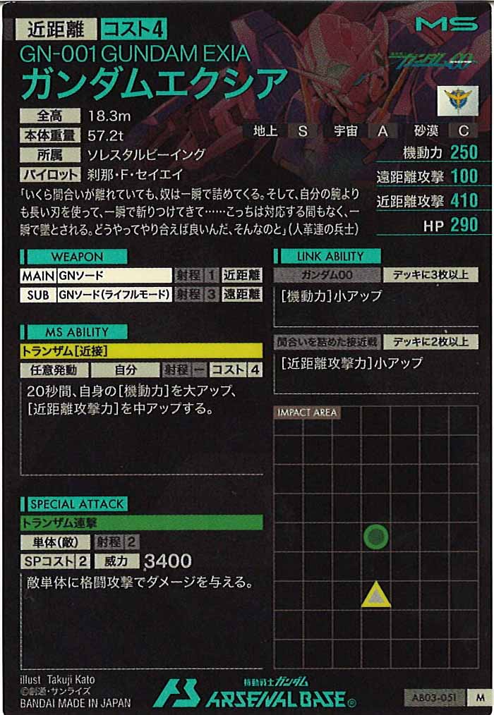 [AB03]ガンダムエクシア【M】AB03-051