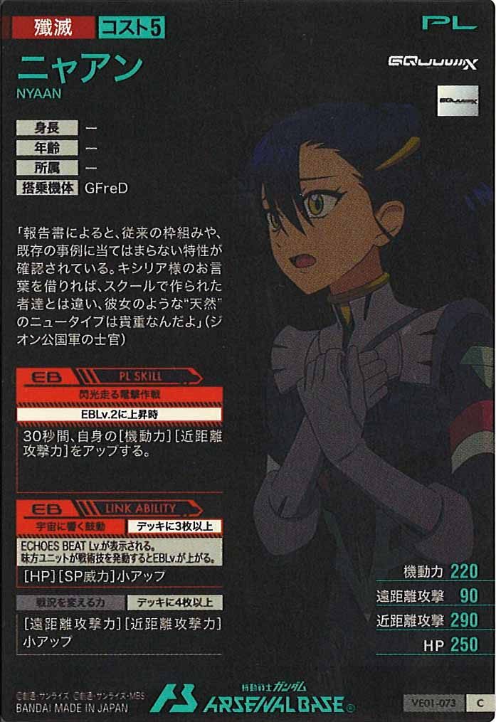 [VE01]ニャアン【C】VE01-073