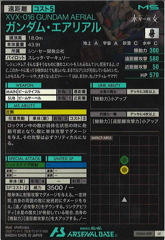 [FQ04]ガンダム・エアリアル【LE】FQ04-019