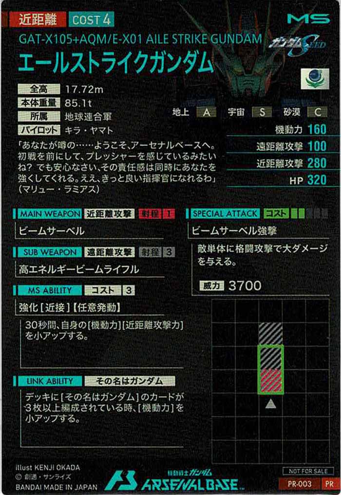 [PR]エールストライクガンダム【PR】PR-003